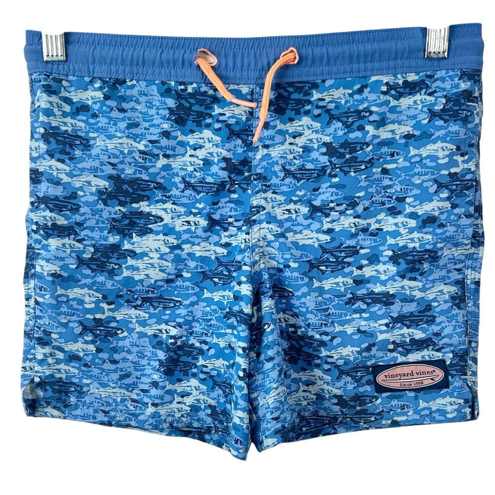Vineyard Vines Boys' Printed Chappy Swim Trunks Boys size 6